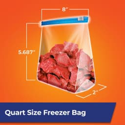 Hefty Slider Quart Freezer Bags, 50 Count - Thumbnail 7