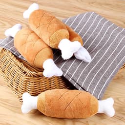 kladzum Dog Toys Small Dog -Chicken Leg Toy Sound Dog Toy Interactive Dog Toys Pet Supplies - Thumbnail 1
