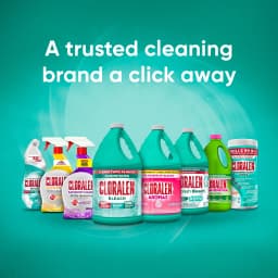 Cloralen No-Splash Liquid Scented Bleach, All Purpose Cleaner - Floral Scent, 121 fl oz - Thumbnail 6