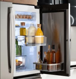 GE Appliances Portable Refrigerators, Plastic Silver, 37.00 x 29.00 x 70.00 Inches - Thumbnail 3