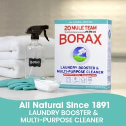 20 Mule Team All Natural Borax Laundry Detergent Booster & Multi-Purpose Household Cleaner, 65 Ounce - Thumbnail 2