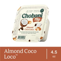 Chobani Flip Low-Fat Greek Yogurt Almond Coco Loco 4.5 oz Cup - Thumbnail 2