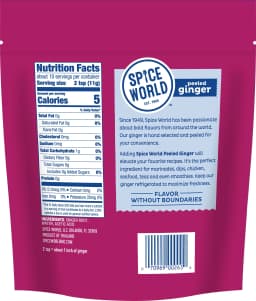 Spice World Fresh Peeled Ginger 7oz - Thumbnail 2
