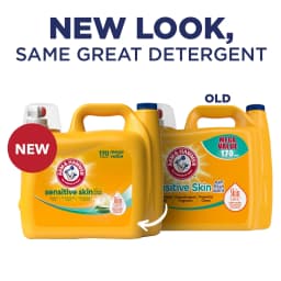 ARM & HAMMER Sensitive Skin Plus Fresh Scent Liquid Laundry Detergent 170 fl oz, 170 Loads - Thumbnail 2