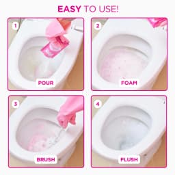 The Pink Stuff Miracle Power Foaming Toilet Cleaner, Self-Activating Formula, Stain Remover, 3 Treatments, 10.5 oz - Thumbnail 6