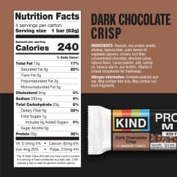 KIND Protein Max Dark Chocolate Crisp 8.7 OZ 4 Count - Thumbnail 2