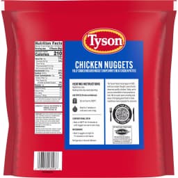 Tyson Frozen White Meat Chicken Nuggets, 29 oz, 11g Protein per Serving (Fully Cooked) - Thumbnail 12