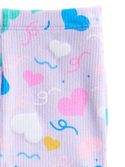 Ms. Rachel Baby Girls Graphic Tee and Bike Shorts Set, 2 Piece, Sizes 0/3M-24M - Thumbnail 3