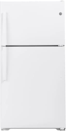 Ge Gte22jtnr 33" Wide 21.9 Cu. Ft. Energy Star Rated Top Mount Refrigerator - White - Thumbnail 1