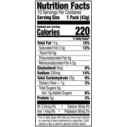 Lance ToastChee Peanut Butter, 10 Count 1.52 oz - Thumbnail 2