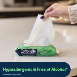 Cottonelle Gentle Plus Flushable Wet Wipes, 4 Flip-Top Packs - Thumbnail 3