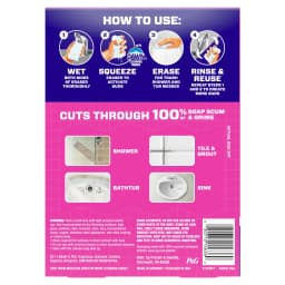 Mr. Clean Magic Eraser Sponge, Shower & Tub Cleaner, Lemon, 3 Count - Thumbnail 15