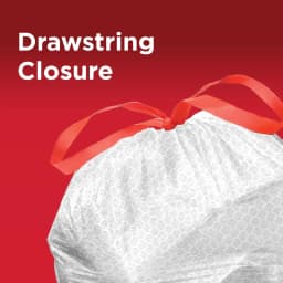 Rubbermaid Reflex Unscented 13g Drawstring Trash Bags 6ct - Thumbnail 5