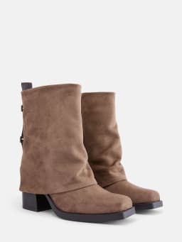 No Boundaries Women's Western Slouch Boots - Thumbnail 2