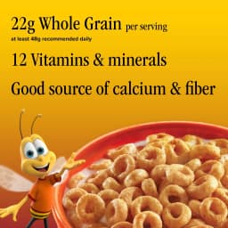 Honey Nut Cheerios, Heart Healthy Gluten Free Breakfast Cereal, 10.8 oz - Thumbnail 3