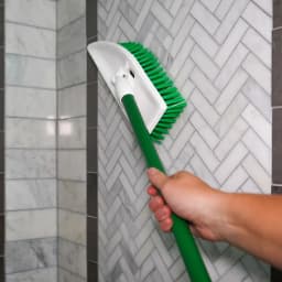 Libman No Knees Floor Scrub Green Steel Handle - Thumbnail 5