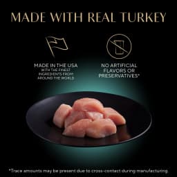 (6 pack) Sheba Wet Cat Food Pate, Roasted Turkey Entree, 2.6 oz Perfect Portions Twin Pack Tray - Thumbnail 4