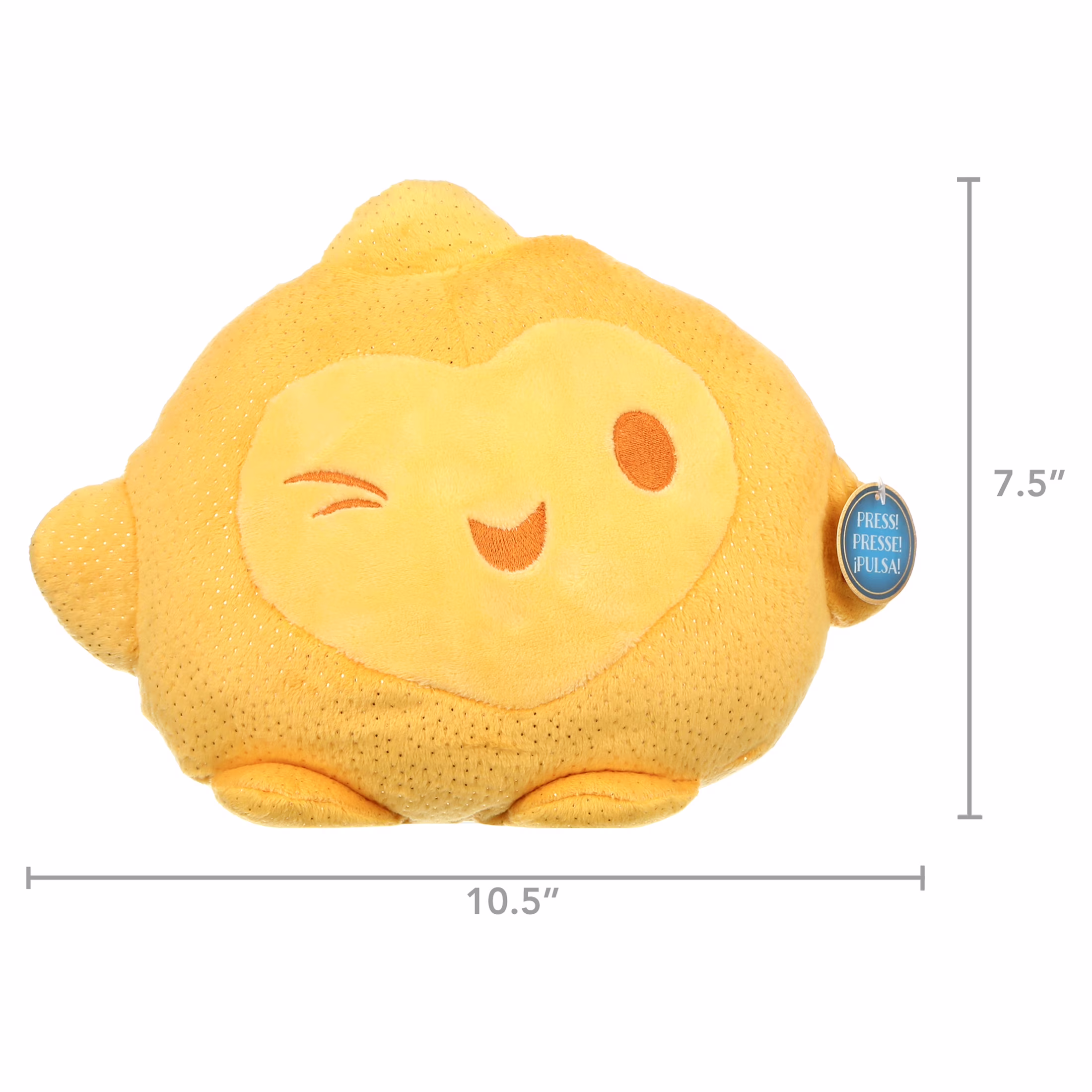 Disney Wish Hug & Wish Star 10-Inch Glowing Stuffed Star Light-Up Toy for Toddlers, Ages 3 and up - Thumbnail 8