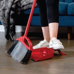 O-Cedar PowerCorner Pet Pro Broom and Dustpan Set Step-on Large - Thumbnail 20