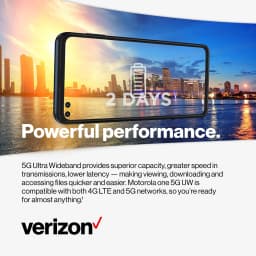 Verizon Motorola One Ace 5G, 64GB, Gray - Prepaid Smartphone [Locked to Verizon Prepaid] - Thumbnail 9