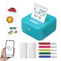 Kiddos Sticker Maker Machine – Sticker Maker for Kids 8+ DIY Arts and Crafts Kit with Markers, Sticker Rolls - Thumbnail 2