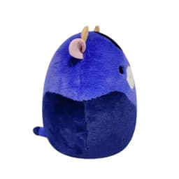 Squishmallows FuzzAMallow Official 5 inch Ingred the Dark Purple Cow - Child's Ultra Soft Plush Toy - Thumbnail 4