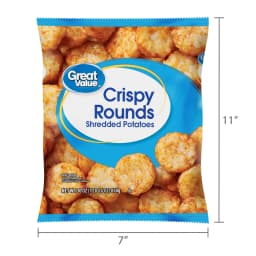 Great Value Crispy Rounds Shredded Potatoes, 30 oz (Frozen) - Thumbnail 7