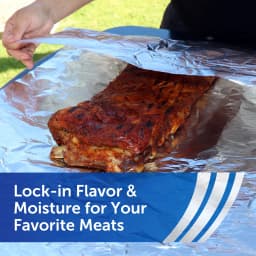 Reynolds Wrap Pitmaster’s Choice Extra Thick Aluminum Foil for Grilling, 18 Inch Width, 37.5 Sq. Ft - Thumbnail 4