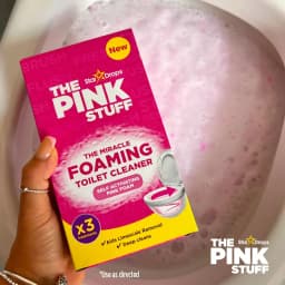 The Pink Stuff Miracle Power Foaming Toilet Cleaner, Self-Activating Formula, Stain Remover, 3 Treatments, 10.5 oz - Thumbnail 12