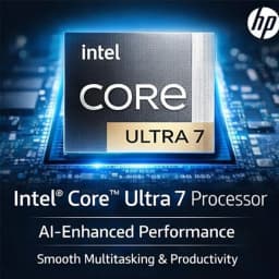 HP 17 AI Business Laptop, 17.3" IPS HD+ Touchscreen Display, Intel 12-Core Ultra 7 255U, 12GB DDR5 RAM, 512GB SSD - Thumbnail 3