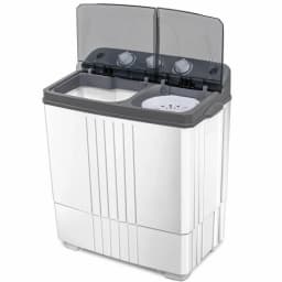 Gymax Portable Washing Machine Compact Twin Tub 20 lbs Capacity Washer Spinner - Thumbnail 5