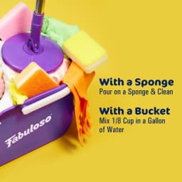 Fabuloso Multi-Purpose Cleaner, 2X Concentrated Formula, Floor Cleaner, Pineapple Scent, 16.9 fl oz - Thumbnail 7
