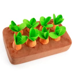 Dogs Carrot Snuffle Mat, Interactive Dog Plush Puzzle Toys, Pull Radish Dog Chew Toy, 2 in 1 Non-Slip Nosework Feed Games, Pet Stress Relief - Thumbnail 1