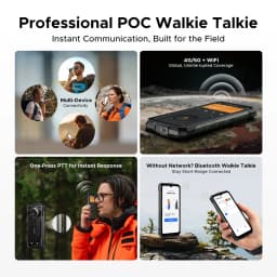 DOOGEE Fire 7 Ultra 5G Rugged Cell Phone,13000mAh Battery/33W Fast Charge,32GB+256GB(2TB TF),6.6"HD+90Hz,IP68/IP69K,125dB Speaker,Nfc,Dual Sim - Thumbnail 4