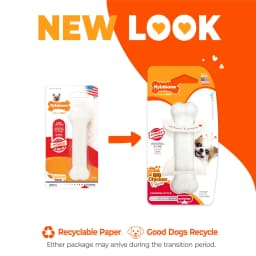 Nylabone Power Chew Original Bone Dog Toy, Dog Chew Toy, Chicken Flavor, X-Small, 1 Count - Thumbnail 2