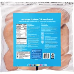 Great Value All Natural Boneless Skinless Chicken Breasts, 3 lb (Frozen) - Thumbnail 9