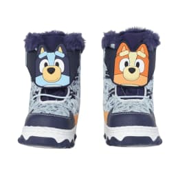 Bluey Toddler Kids Winter Boot with Faux Fur Trim - Thumbnail 5