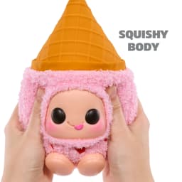 Hyojo Breyer’s Ice Cream Cone Series, Blind Box Collectible Plush, Limited Edition, 3 to Collect, Chocolate, Mint Chocolate Chip and Strawberry - Thumbnail 4