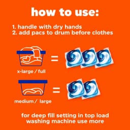 Tide PODS Laundry Detergent Soap Pacs, Ultra OXI, 32 Count - Thumbnail 7
