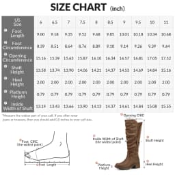 Pennysue Women's Knee High Boots Brown 2 Inch Side Zipper Boots 7.5M - Thumbnail 9