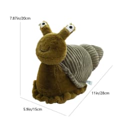 Coollooc 11'' Snail Dolls Soft Stuffed Animals Plush Toys Gifts for Kids Toddlers Birthday - Thumbnail 2