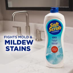 Soft Scrub Cleanser, Oxi, Multi-Surface Cleaner, Stain Fighting Oxi Power for Deep Cleaning, 24oz - Thumbnail 3