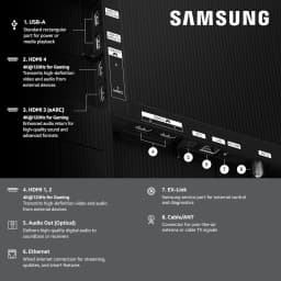 Samsung 77-Inch Class OLED 4K S85F Series, Vision AI Smart TV Object Tracking Sound Lite w/Dolby Atmos - Thumbnail 6