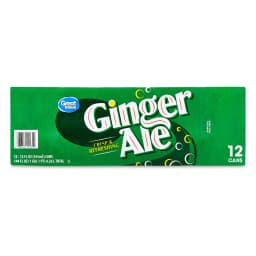 Great Value Ginger Ale Soda Pop, 12 fl oz, 12 Pack Cans - Thumbnail 6