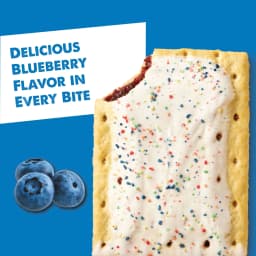 Pop-Tarts Toaster Pastries, Breakfast Foods, Kids Snacks, Frosted Blueberry (8 Pop-Tarts) - Thumbnail 6