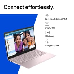 HP 14 inch HD Windows Laptop AMD Athlon Silver 7120U Processor 4GB 256GB SSD Tranquil Pink - Thumbnail 14