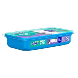 Swiffer Mop & Go, Wet Pads Refill, Floor Cleaner, Cleaning Cloths, Lavender, 12 Count - Thumbnail 9
