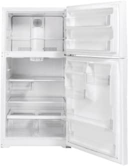 Ge Gte22jtnr 33" Wide 21.9 Cu. Ft. Energy Star Rated Top Mount Refrigerator - White - Thumbnail 4