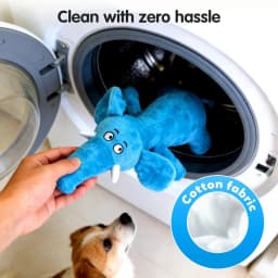 Horivan Interactive Squeaky Dog Toy for Small Medium Dogs Indestructible Chew Toy with Soft Plush Puppy Teething Chew Long Lasting Pet Toy - Thumbnail 4