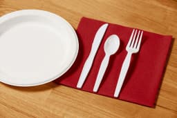 Dixie® Heavy-Weight Disposable White Plastic Fork, Tableware Forks, FH217, 1,000 Forks per Case - Thumbnail 6
